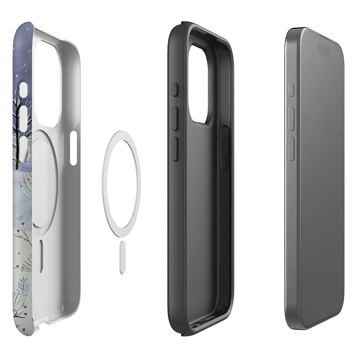 iPhone MagSafe Tough Case - White Cat By Mary Stubberfield Comfort Grip