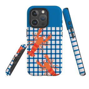 Hybrid Grip Sleek Finish iPhone MagSafe Tough Case - Lobsters