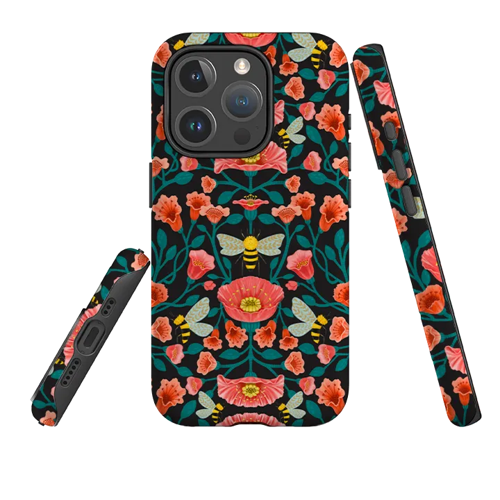 Smooth Form Texture Minimal Frame iPhone MagSafe Tough Case -  Buzz Floral By Nina Pace