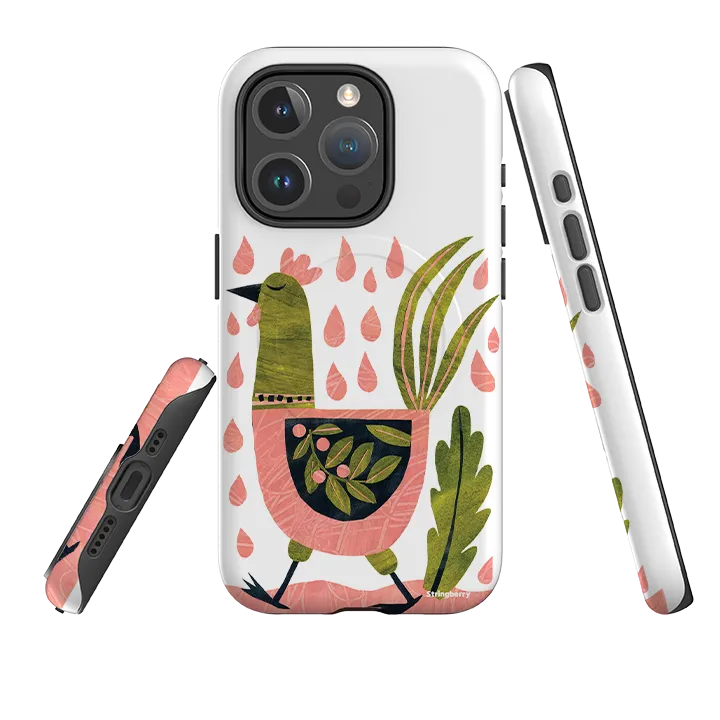 iPhone MagSafe Tough Case - Folk Chick By Tracey English Light Form Smooth Surface
