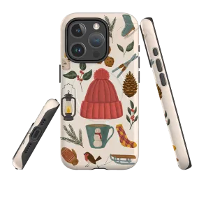 Modern Pattern Layer Stylish Layer Texture iPhone MagSafe Tough Case - Winter Hygge By Abby Jacobs