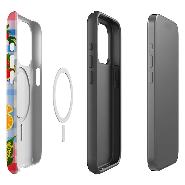 iPhone MagSafe Tough Case - Sardine Festival Non Slip Shock Frame