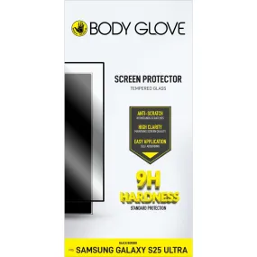 Body Glove Tempered Glass Screen Protector - Samsung Galaxy S25 Ultra - Black Border (BGSGFGTG-GS25UB) Ultra Clear