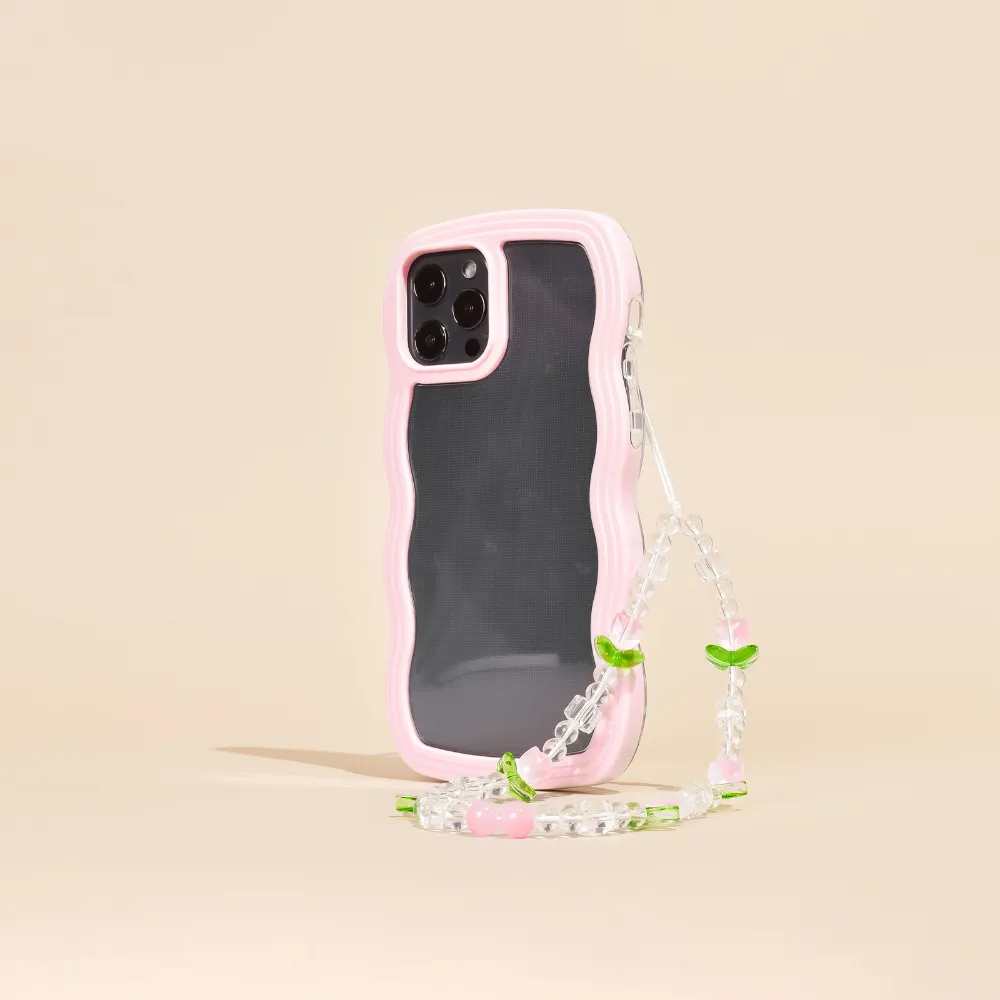 Adult Lanyard Adult Strap Beaded Phone Strap - Cute Tulips