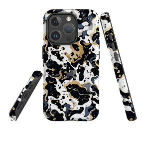 Premium Texture Design iPhone MagSafe Tough Case - Moet Marble