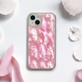 Compact Edge Real Natural Shell Phone Case - Pink