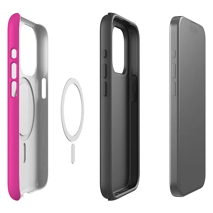 iPhone MagSafe Tough Case - Mon Cherie Soft Pattern Layer Matte Layer