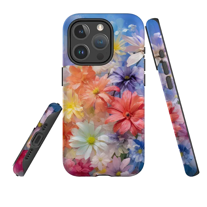 Smooth Finish Everyday Look iPhone MagSafe Tough Case -  Esher Floral III