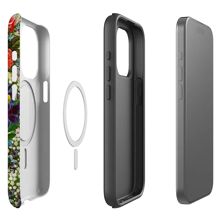 iPhone MagSafe Tough Case -  Floral Burst Lightweight Build Strong Frame