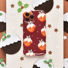 Wavy Phone Case - Christmas Pudding Strong Shell