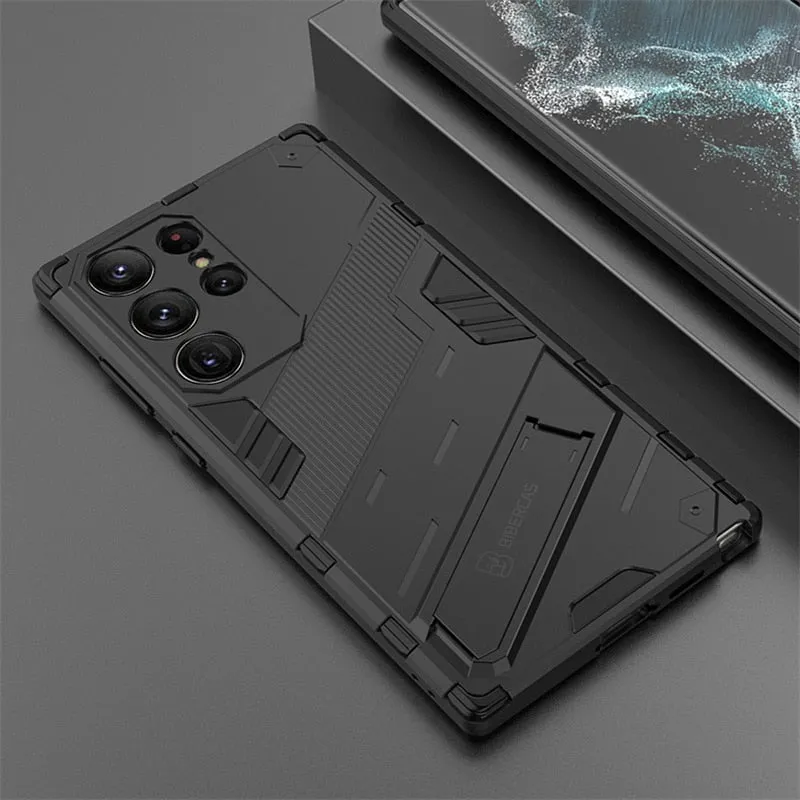 Case Shockproof Kickstand Magnet Armor Phone Cases For Samsung s24 / S23 Protective Form Fit