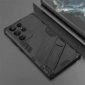 Hybrid Material Build Case Shockproof Kickstand Magnet Armor Phone Cases For Samsung s24 / S23