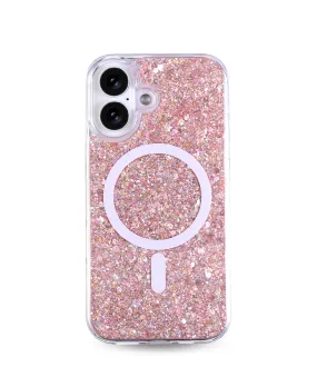 Rose Gold Disco MagSafe Phone Case Soft Layer Texture