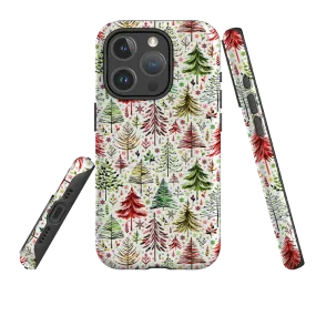 iPhone MagSafe Tough Case -  Xmas Trees By Elisabeth Haager Eco Friendly