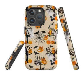 Compact Fit Frosted Finish iPhone MagSafe Tough Case - Halloween By Tracey English