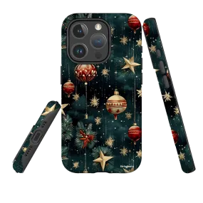 iPhone MagSafe Tough Case -  Christmas Baubles III Durable Edge Finish