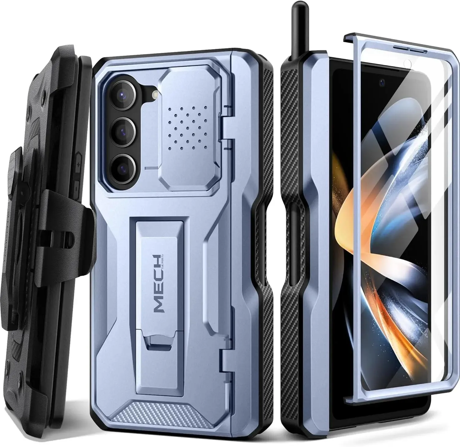 Minimal Texture Layer Heavy Duty Phone Case for Samsung Galaxy Z Fold 5