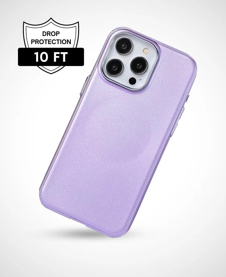 Smooth Pattern Design Purple Pearl Shimmer MagSafe Phone Case