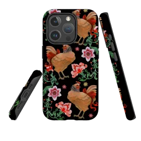 iPhone MagSafe Tough Case - Three French Hens By Maria Matos Grip Control Textured Grip