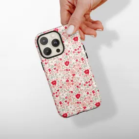 Tough Phone Case - Cute Flowers Shock shield Glossy Texture