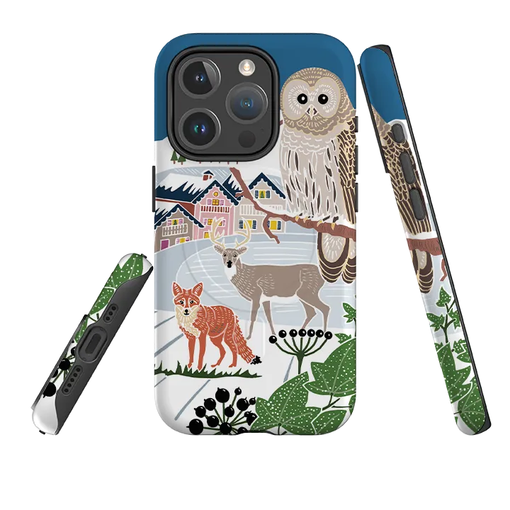 Travel Essential iPhone MagSafe Tough Case -  Winter II By Kate Heiss