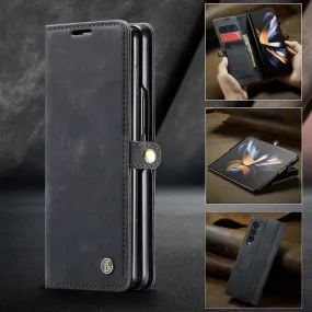 Leather Case For Samsung Galaxy Z Fold Travel Accessory