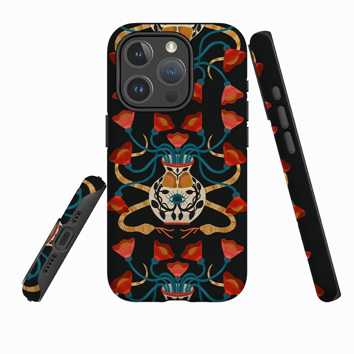 iPhone MagSafe Tough Case -  Eye By Nina Pace Long Lasting Flexible Grip Texture