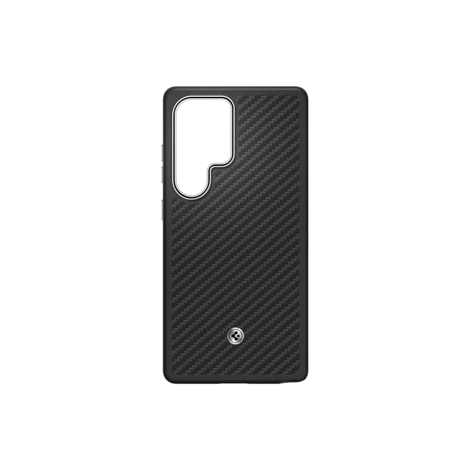 Transparent Look Samsung Enzo Aramid Case - Samsung Galaxy S25 Ultra - Black Silver (SAM-GP-FPS938P)