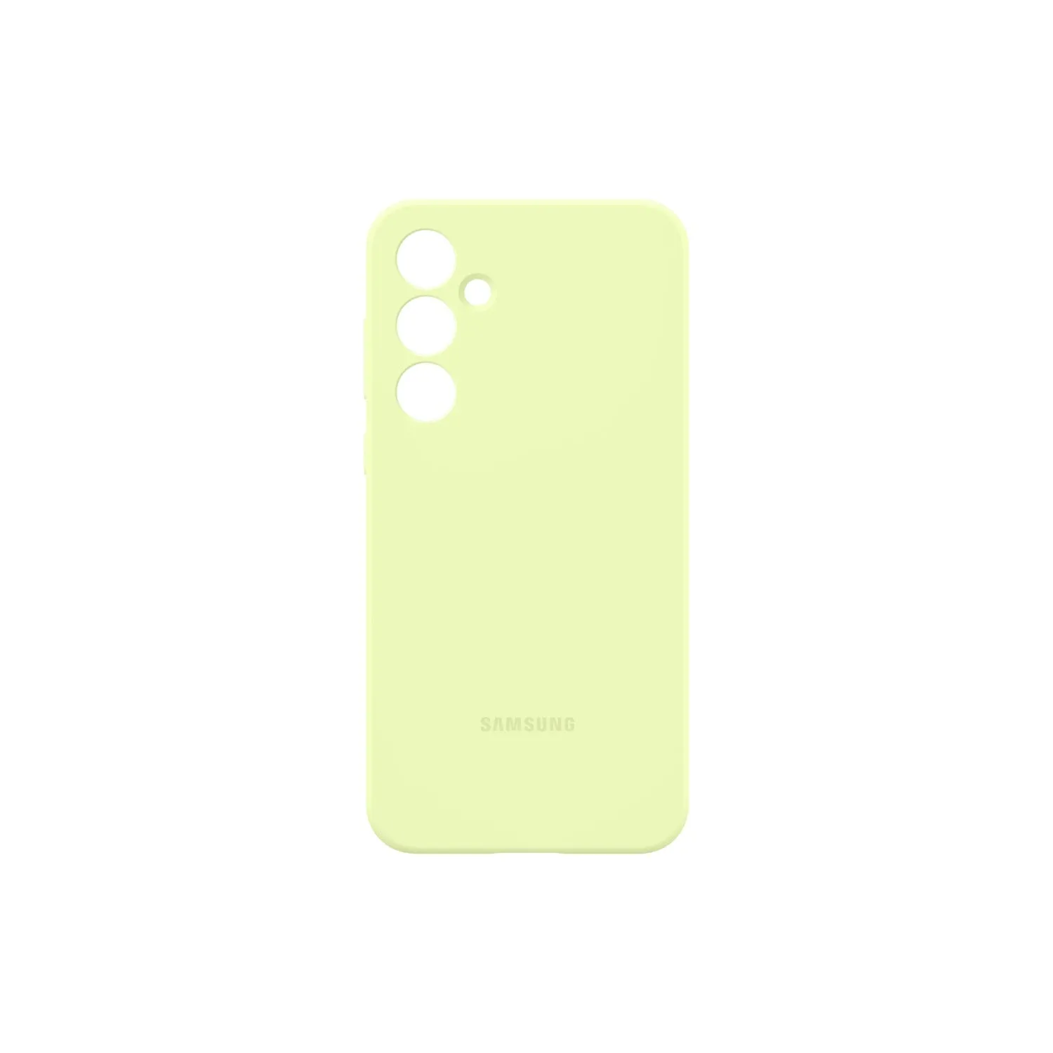 Samsung Silicone Cover - Samsung Galaxy A55 5G - Lime Premium Texture Design