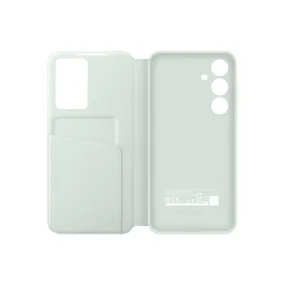 Printed Graphic Simple Texture Samsung Smart View Wallet Cover - Samsung Galaxy S24 FE - Mint (SAM-EF-ZS721CM)