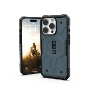 Soft Detail Layer Elegant Texture Layer UAG Pathfinder Magsafe Case - Apple iPhone 16 Pro - Cloud Blue (UAG-I16PR-PTHMC)