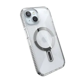 Impact shield Presidio Perfect-Clear Grip MagSafe with ClickLock iPhone 15 Cases