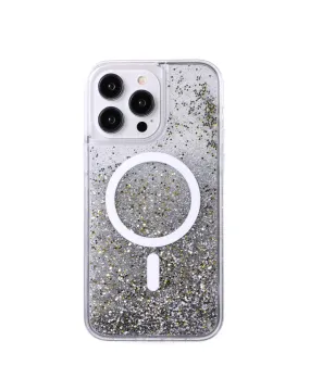 Light Build Colorful option Clear Glitter MagSafe Phone Case
