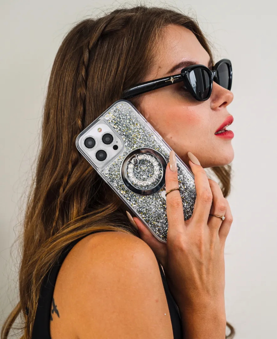 Clear Glitter MagSafe Phone Case Premium Protection