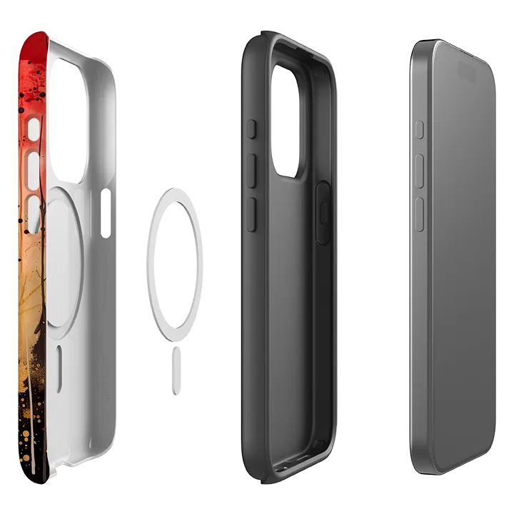 iPhone MagSafe Tough Case - Watercolour Winter Forest Durable Build Quality