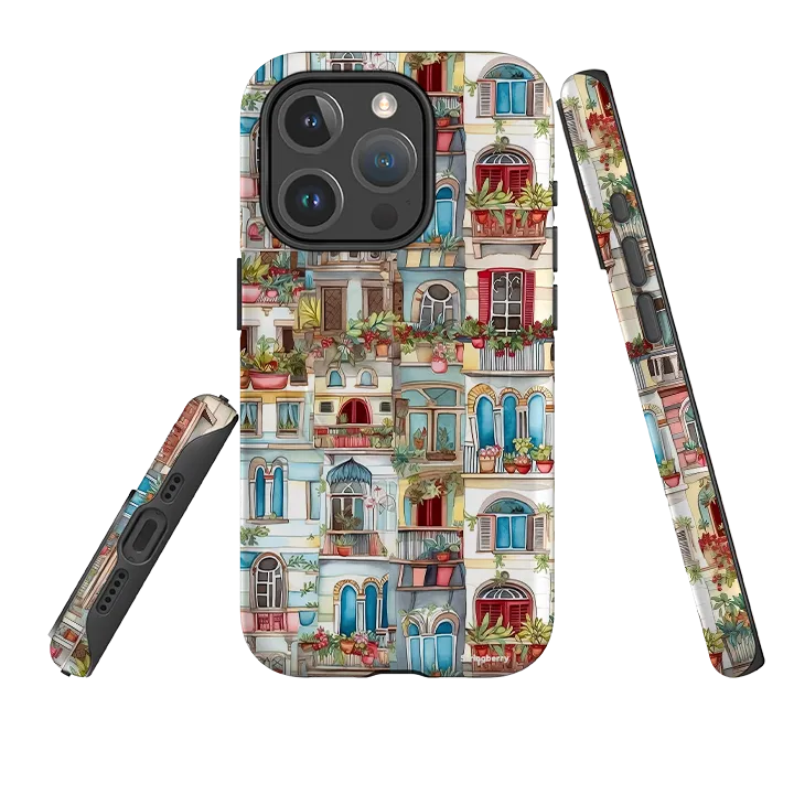 iPhone MagSafe Tough Case - Floral Balcony II Everyday Look