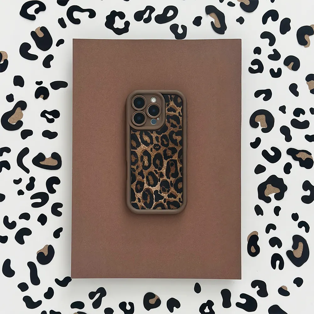 Premium Shield Mocha Leopard Phone Case