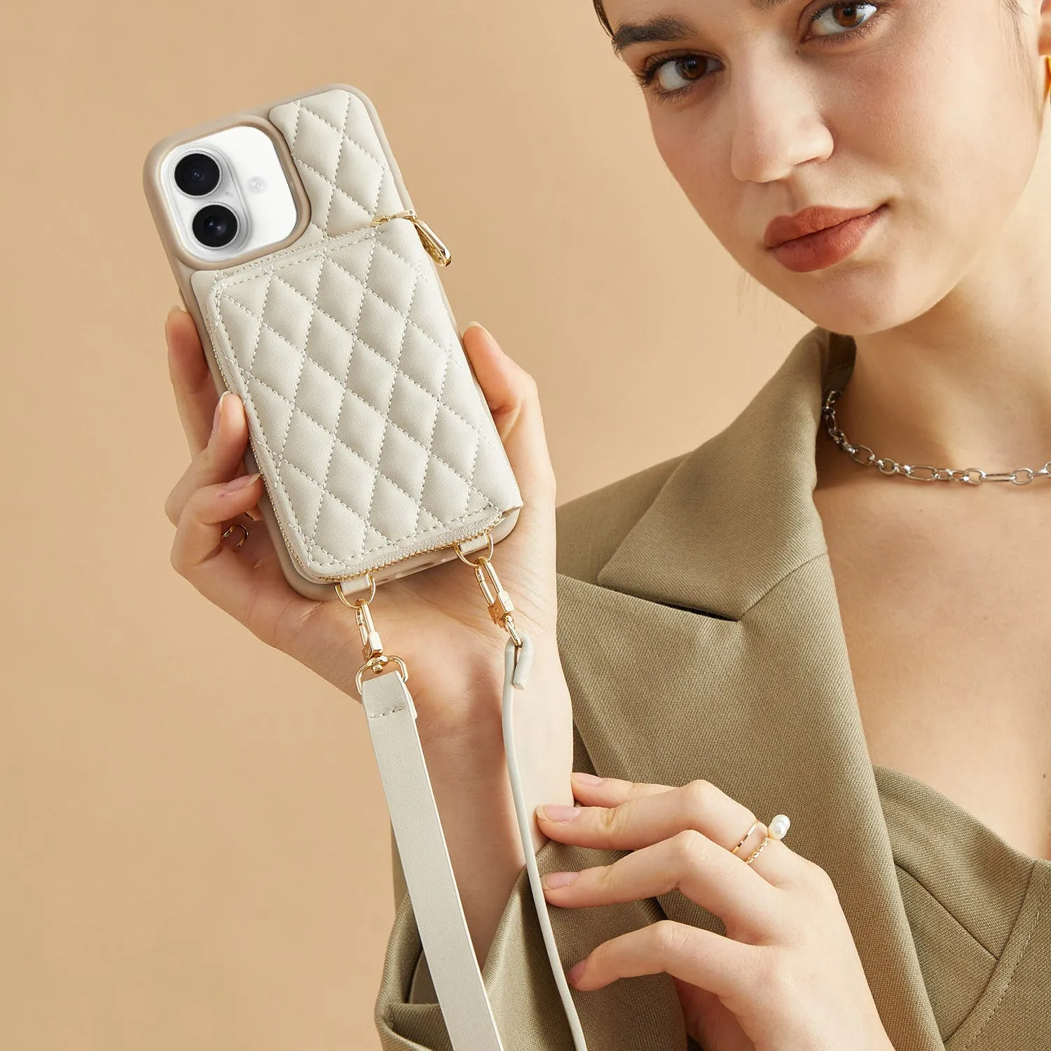 Lightweight Grip Fashion Accessory ThreadTrend- Argyle Phone Case