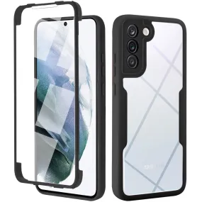 Modern Build Texture Sleek Edge Design Silicon 360?? Double Side For Samsung Galaxy S24-23 SeriesCase Film Screen Protector Bumper Cover