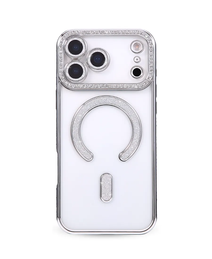 Silver Glam MagSafe Phone Case Soft Feelings