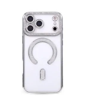 Silver Glam MagSafe Phone Case Soft Feelings