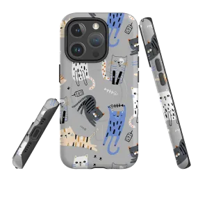 Hybrid Detail Hand Feel iPhone MagSafe Tough Case - Cat and Bone