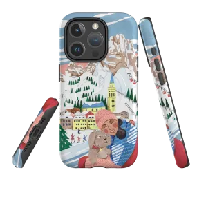 Anti Shock Layer Protective Covering iPhone MagSafe Tough Case - Cortina By Caroline Bonne Muller