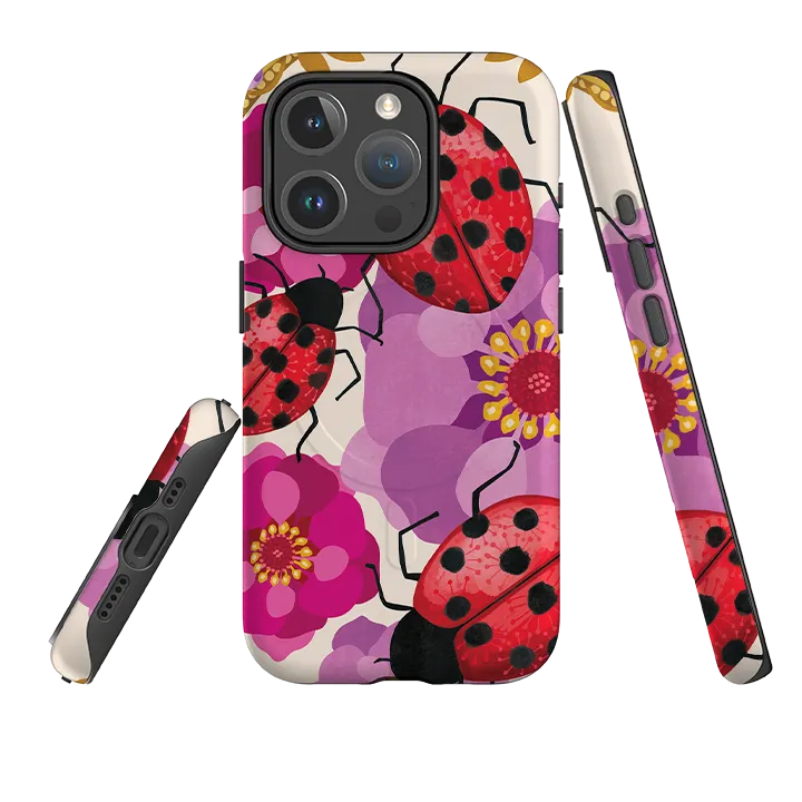 Flexible Pattern Texture Vivid Gradient iPhone MagSafe Tough Case - Lady Luck By Nina Pace