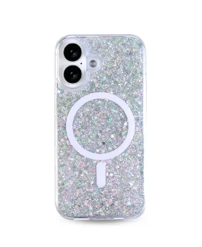 Seafoam Disco MagSafe Phone Case Clear Edge Protective Shell Design
