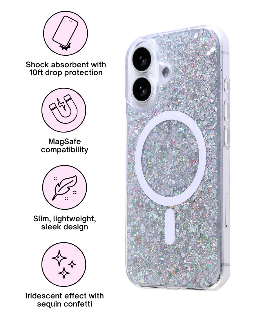 Soft touch layer Seafoam Disco MagSafe Phone Case