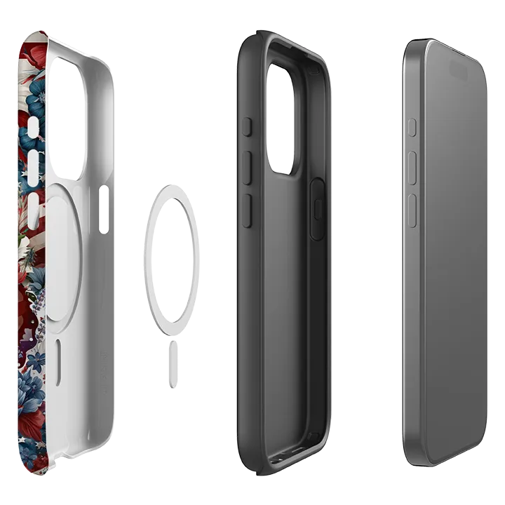 Modern Accessory Comfort Edge Layer iPhone MagSafe Tough Case -  US Floral II