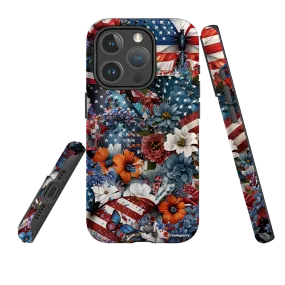daily protection iPhone MagSafe Tough Case -  US Floral II