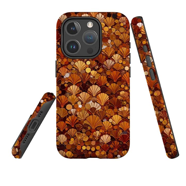 Elegant Pattern Urban Texture iPhone MagSafe Tough Case - Golden Shells