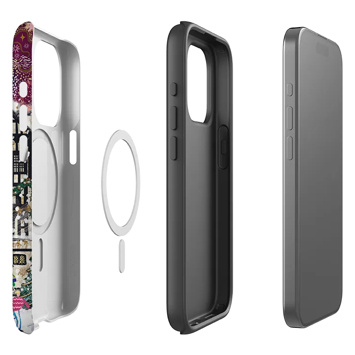 iPhone MagSafe Tough Case - Christmas In London II By Emma Frances Grant Transparent Shell